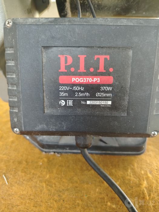 Суу насос PIT 37 лик