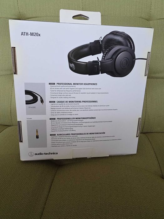 Casti DJ Audio-Technica ATH-M20x Negru