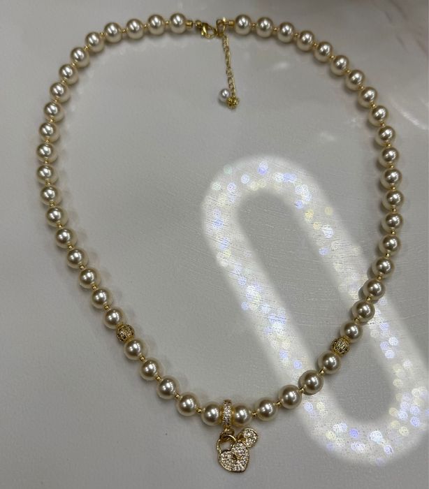 Колье из натурального жемчуга