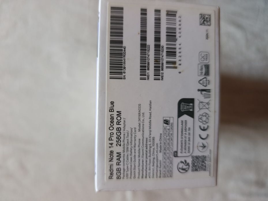 Redmi not 14 pro 8 256