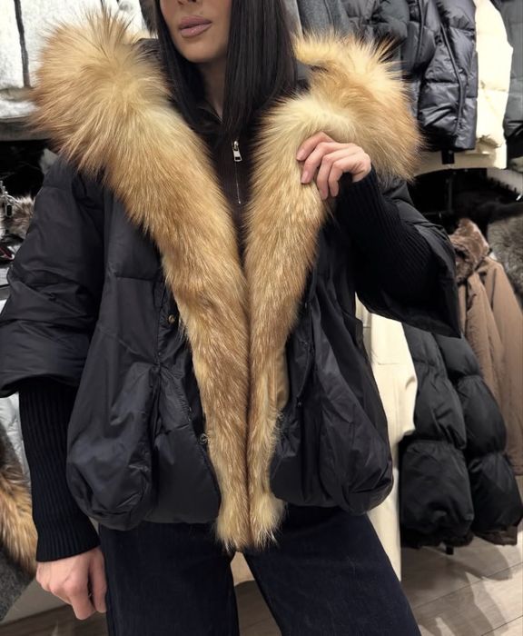 Geaca blana naturala vulpe 100%