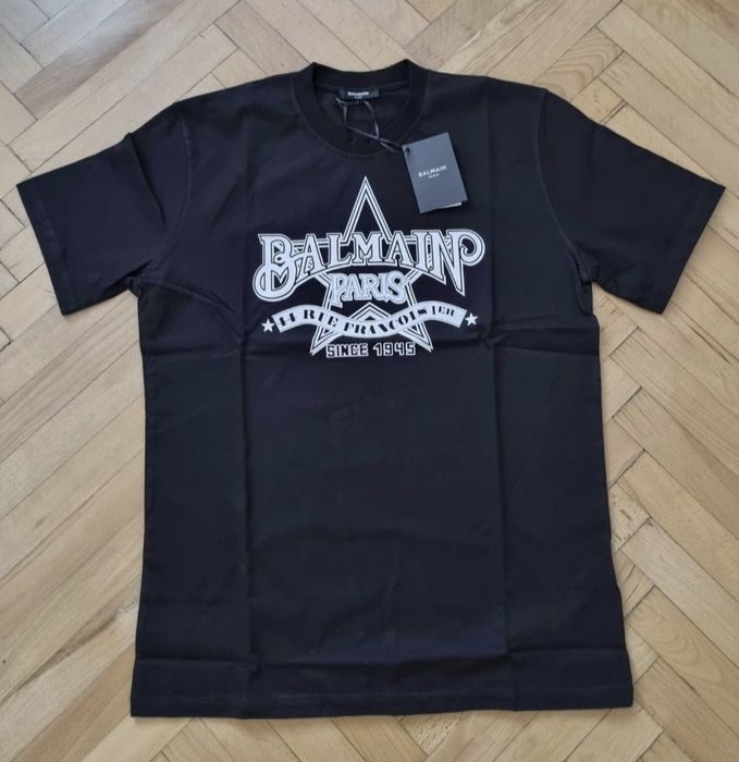 НАМАЛЕНИЕ! Оригинална мъжка тениска Balmain - Размер Л -