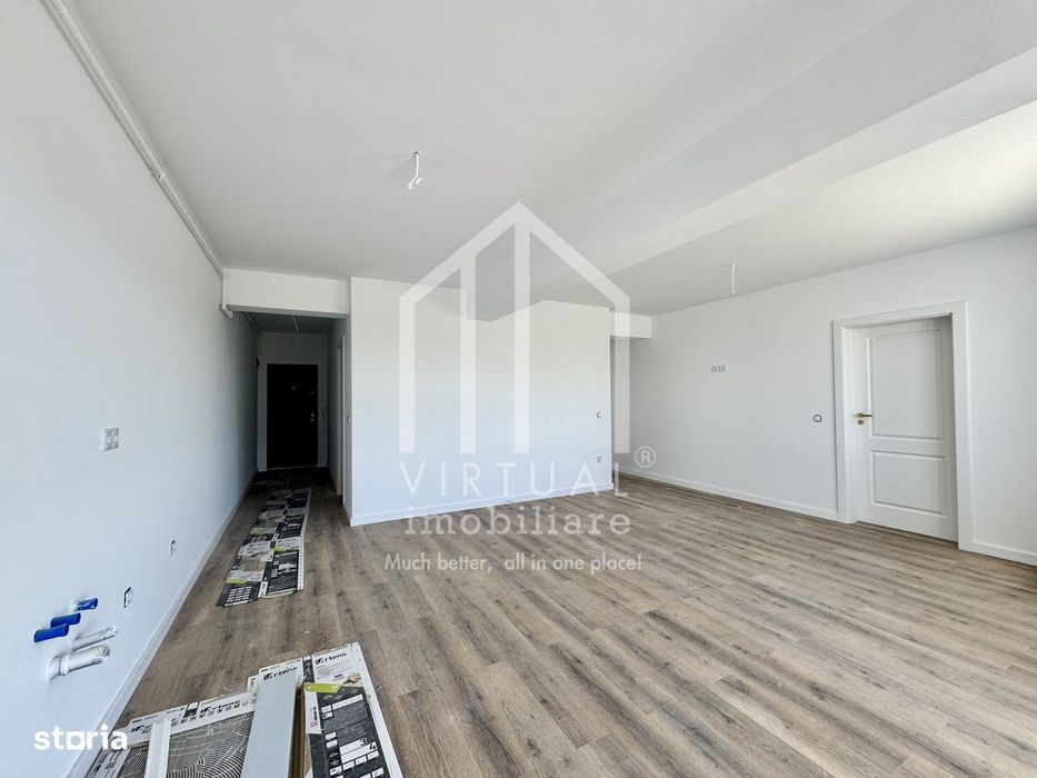 Apartament nou cu 2 camere, 56mp utili, etaj 1/3, parcare, Selimbar — fotografia 3