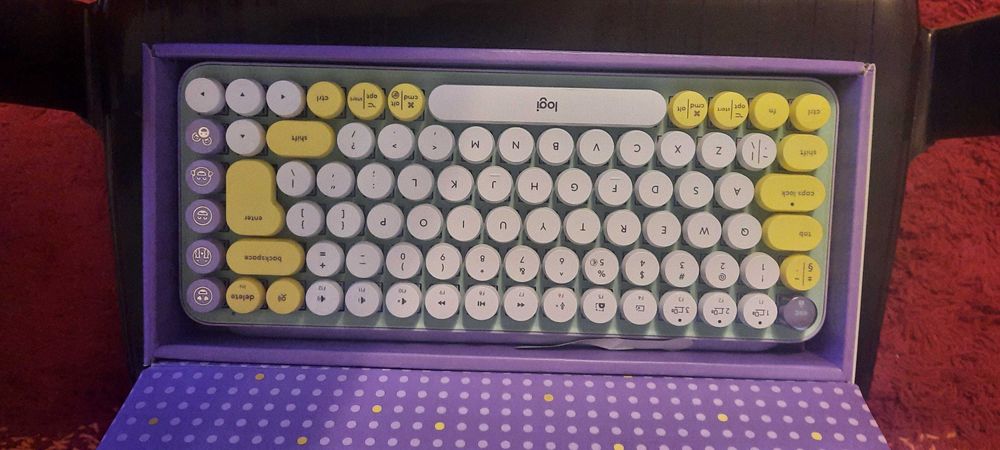 Tastatura logitech pop keys mecanica wireless