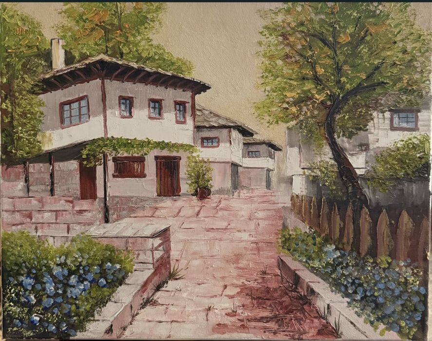 Картина старият град