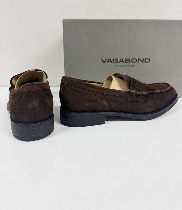 VAGABOND Alex Suede Brown Penny Loafers (Нови) – Размер 42 (26.5 см стелка)