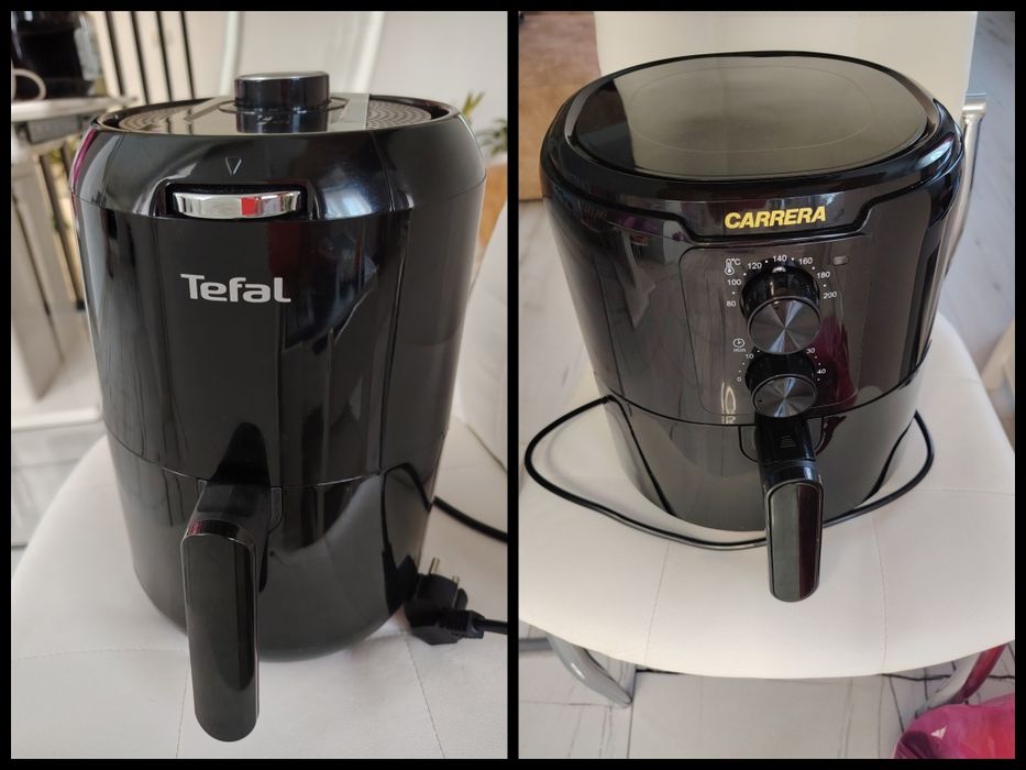 Friteuza cu aer cald Tefal și Carrera 300-200 lei
