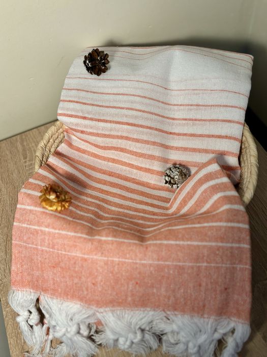 Пещемал. Тънки памучни кърпи от непран памук. Размер 100/180 см.