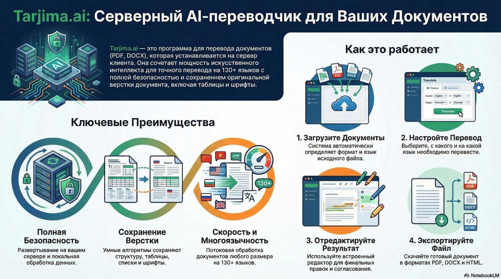 Перевод документов с помощью Искусственного интеллекта
