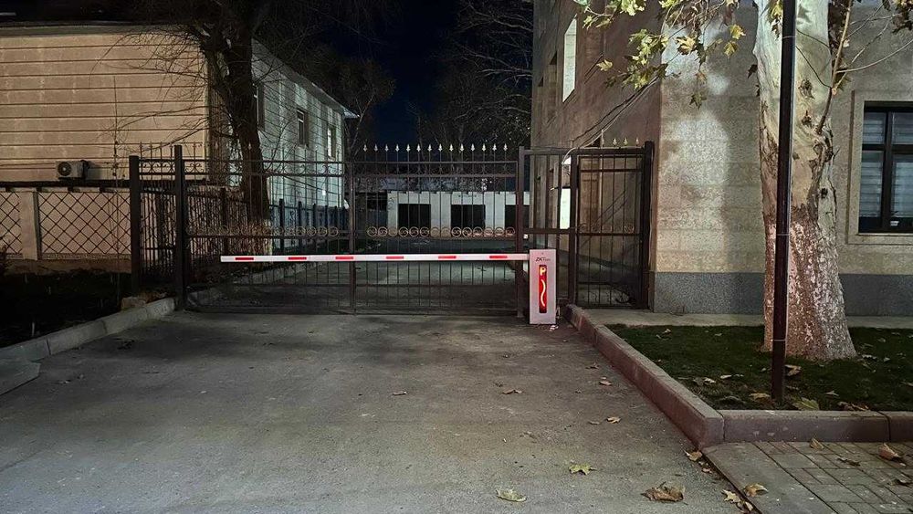 шлагбаум установка