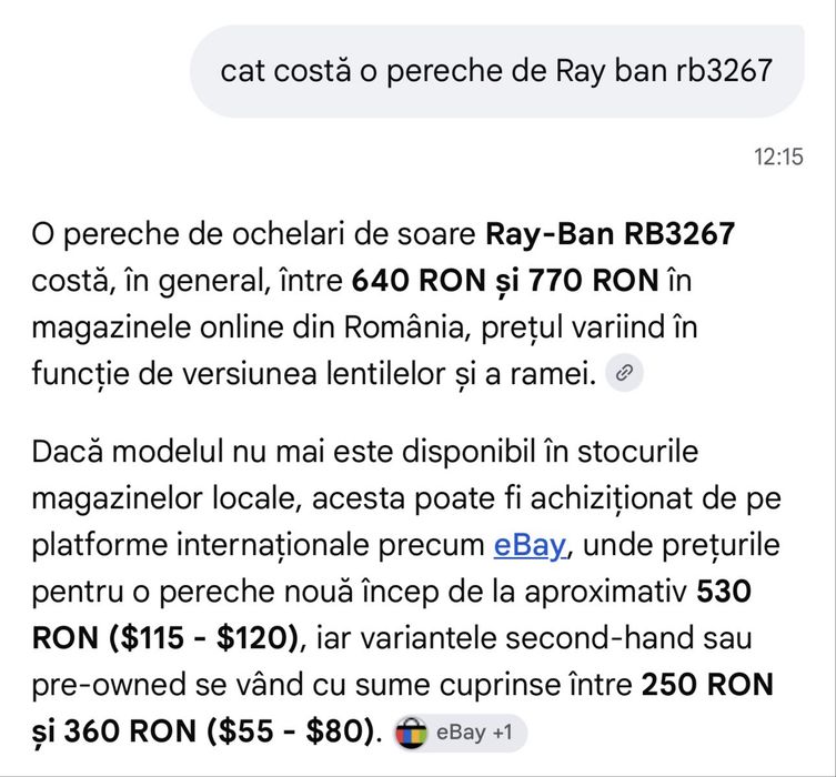 Ochelari Ray Ban Originali Noi OFERTA ultimul pret