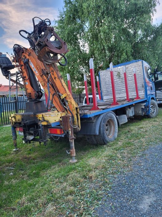 Vand camion Scania cu macara