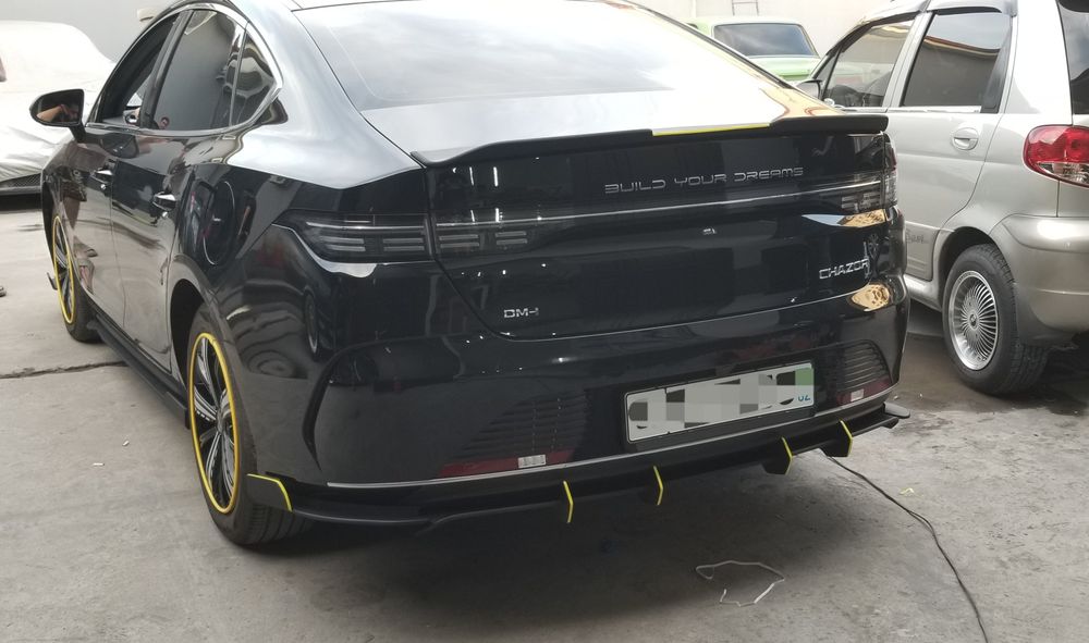 BYD chazor Спойлер. Spoller BYD. Хвост Антикрыло