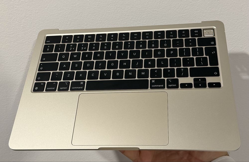 Topcase Gold Tastatura Trackpad MacBook Air 13 A2681 2022 M2