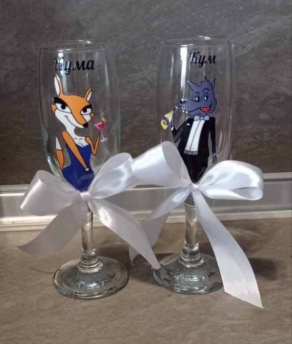 Чаши за кумове подарък