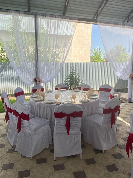 Прокат столы и стулья, посуды и оформление