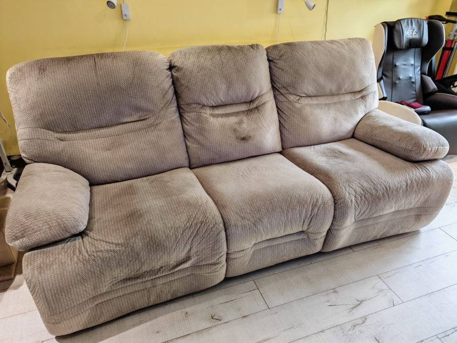 Canapea Mobexpert ARIZONA recliner, stofa, 3 locuri