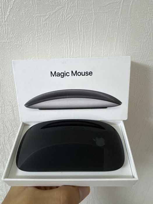 Мышь Apple Magic Mouse - Black Multi-Touch Surface черный