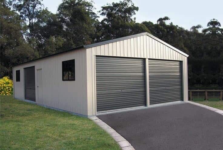 Garaj dublu din panouri sandwich