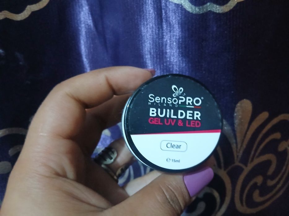 Gel construcții,  builder frl , gel transparent  ,gel reparare placa unghiala