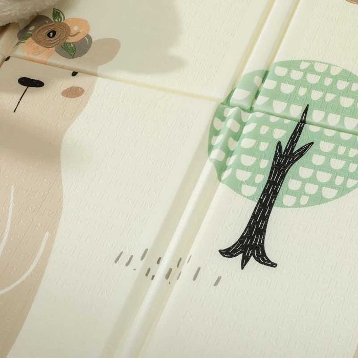 AIYAPLAY Бебешка постелка за игра 196 x 176 x1.5см Сгъваема двустранна