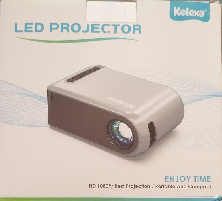 WiFi Проектор Kolexa VF210 – Full HD 1080p, Смарт Дублиране на Екран, ТОП ЦЕНА.!