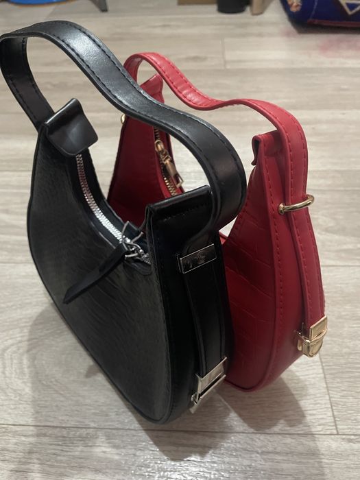 Сумочка новые черный красный