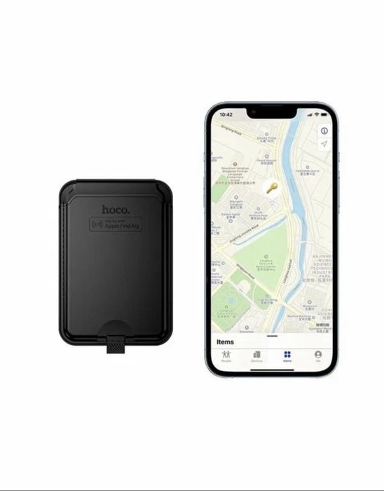 Картхолдер с GPS трекером Hoco E91| AirTag GPS. Доставка есть!