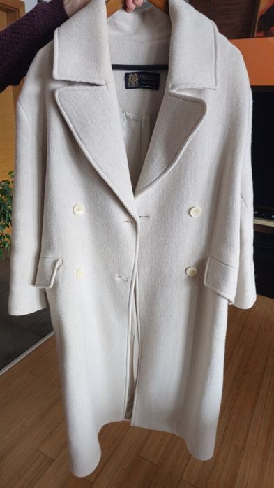 Топло дълго  палто  вълна Manteco