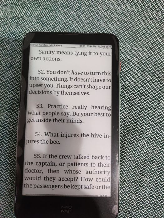 E-reader Moaan InkPalm 5 Mini - 5.2 inch, Android, 32GB (Alb/Verde)