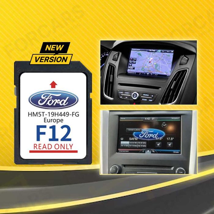 Card navigație 2025 Ford SYNC2 F12 Focus C-Max Kuga Mondeo S-Max
