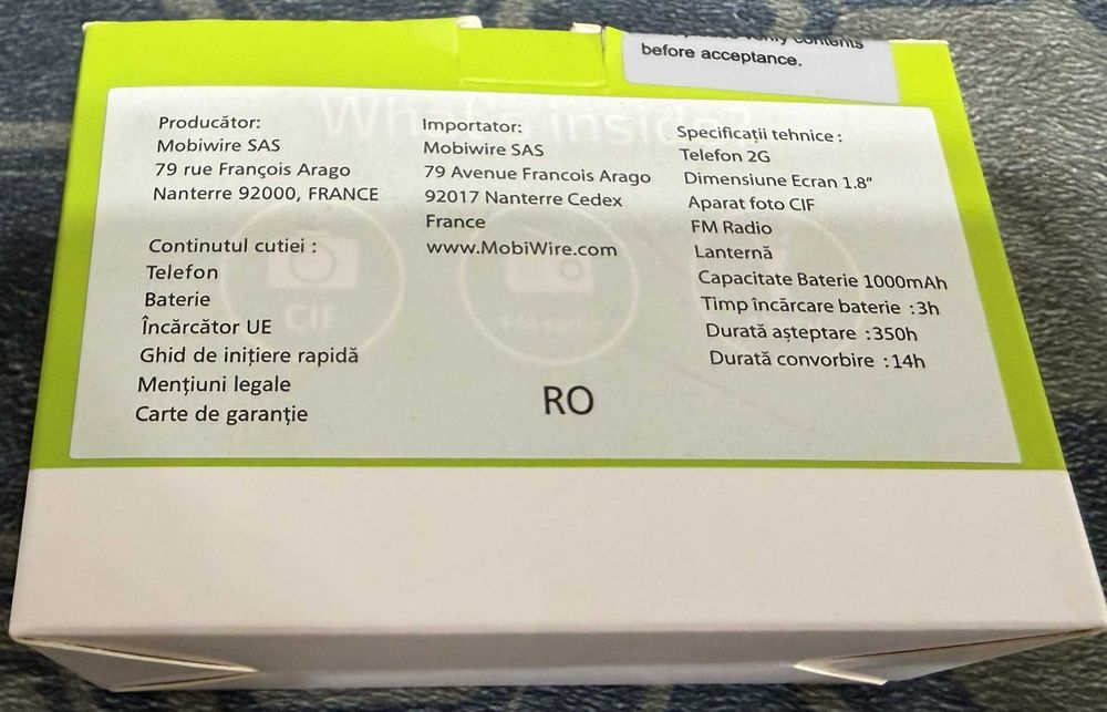 Telefon mobil - MobiWire Nakai - 2G Taste - Sigilat