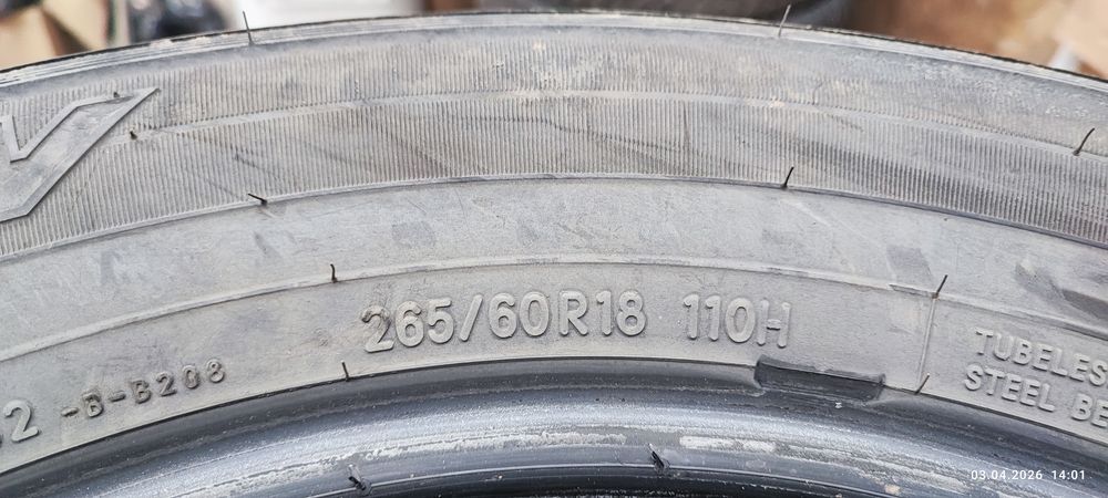 Продам резину 265/60/18