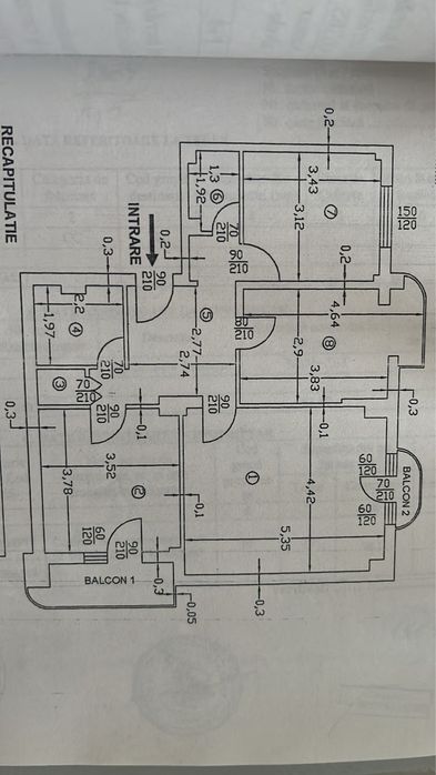 Apartament 3 camere Tudor Vladimiresc