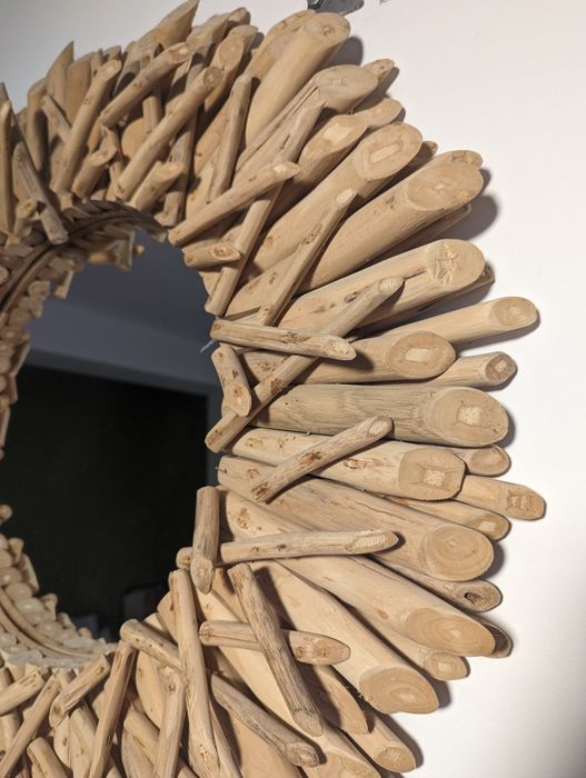 Oglinda lemn japandi 80cm