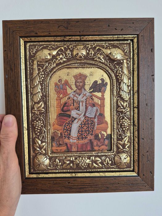 Icoană sfințită Muntele Athos - Iisus Hristos Mare Arhiereu