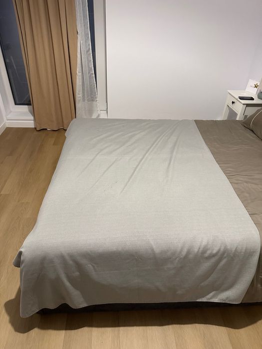 Față de masă, JYSK, gri, 140x240, pătrată