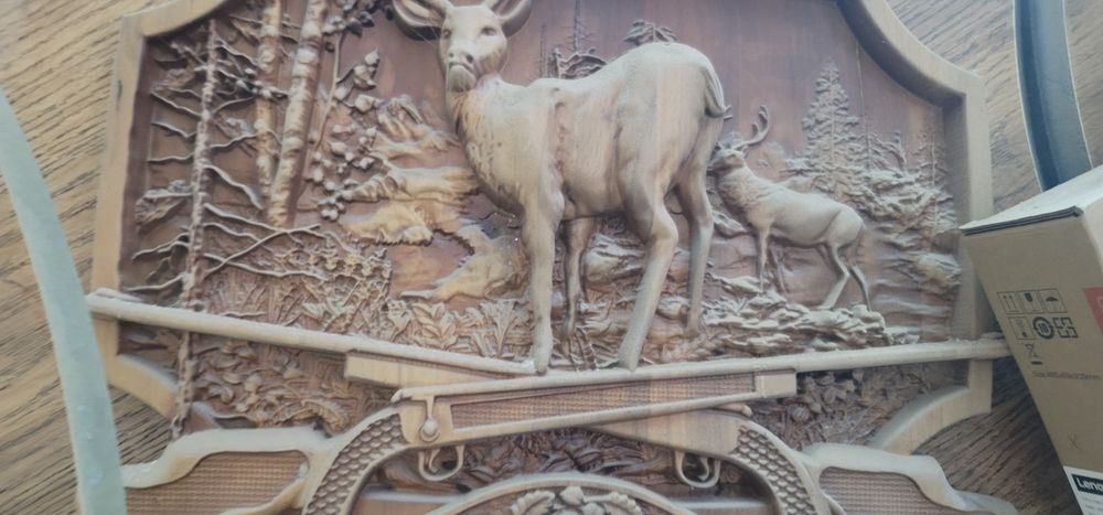 Пано из дерева орех