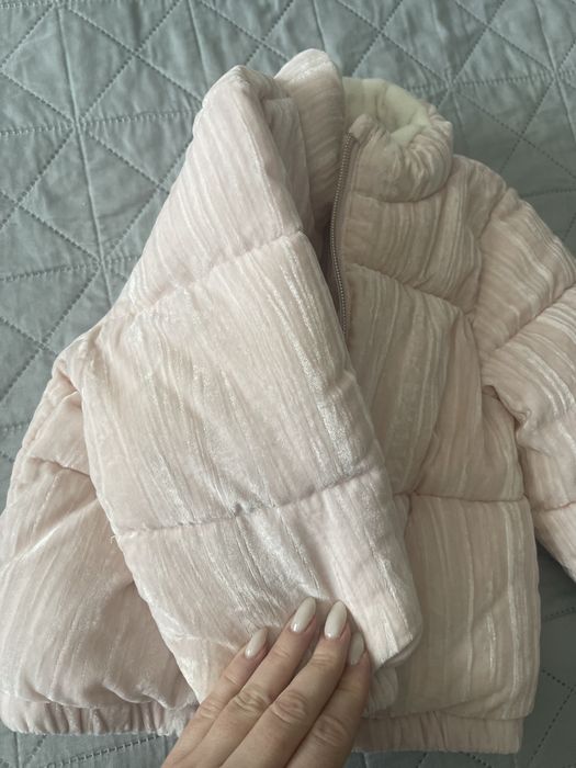 Детско велурено зимно яке H&M