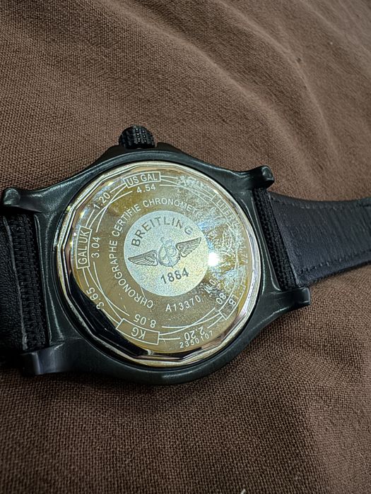 Мъжки часовник Breitling Superocean 44 Black Steel