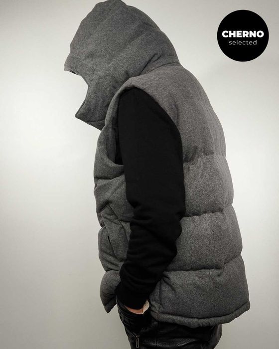 Мъжки пухен елек с качулка MANGO Hooded Puffer Vest – XXL