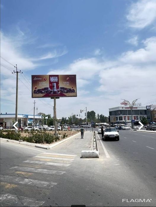 Билбордларда реклама /bannerlarda reklama