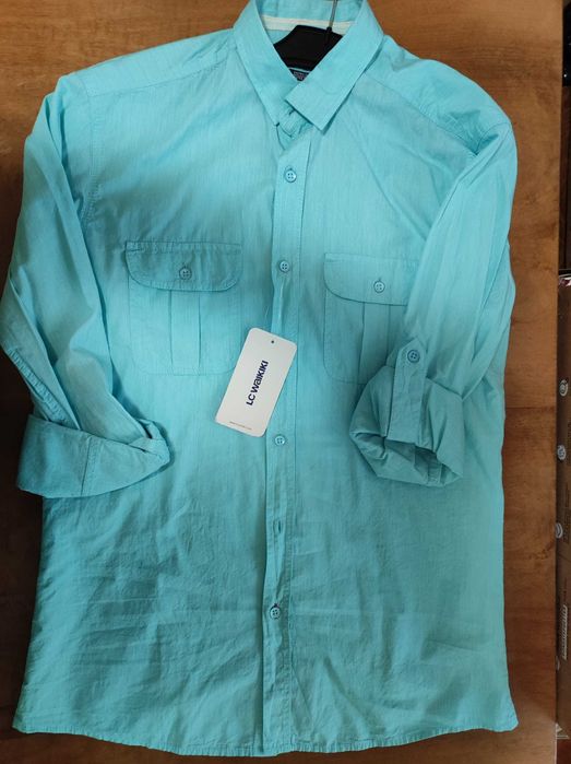 8 camasi H&M/New Yorker/LCW/TC slim fit, mar. 36-38 / S-M, bumbac, noi