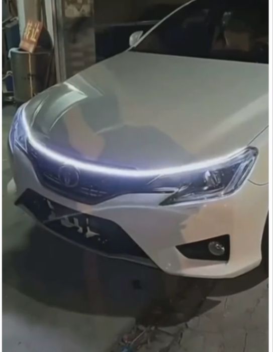 Banda LED Auto pentru Grilă Frontală – 180 cm, Rezistentă la Apă, Alb Rece