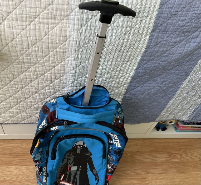 Ученическа раница с колелца, телескопична дръжка Samsonite Star Wars
