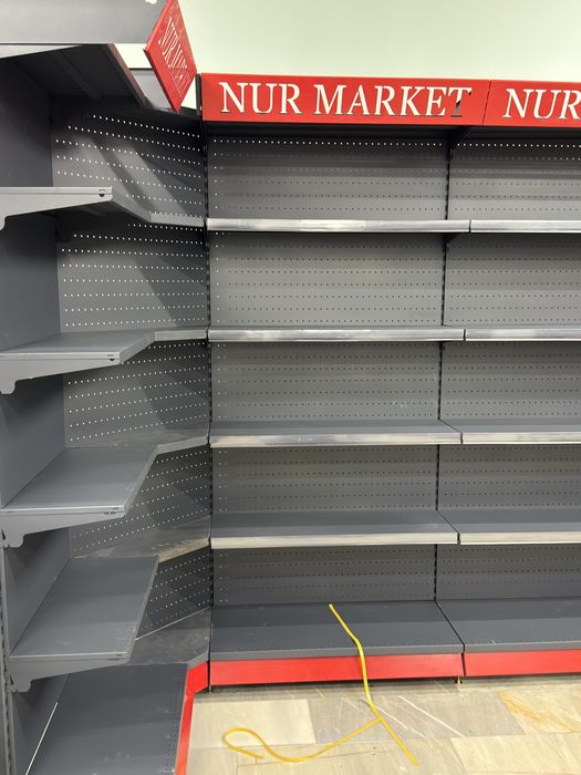 Polka stelaj do’kon uchun tayyor