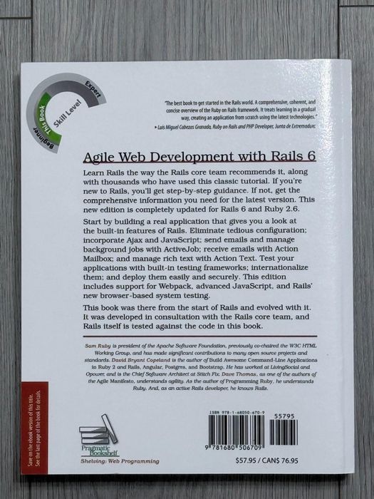 Carte Agile web development with Rails 6