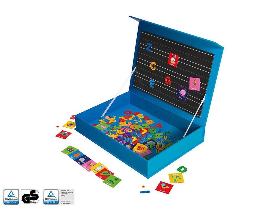 Образователна Магнитна Детска дъска Кутия Магнитни букви 126 части