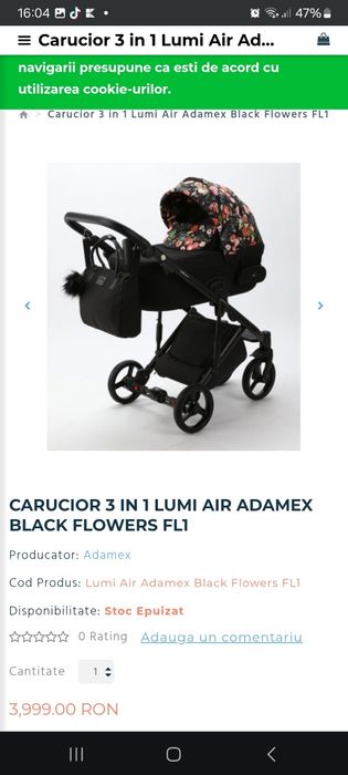 Carucior Adamex Lumi Air