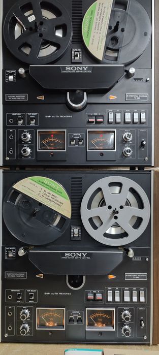 Sony TC-580 estetic impecabil,(necesită service)+bandă demo+capac praf
